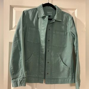 Universal threads denim jacket. Green. Size extra small.